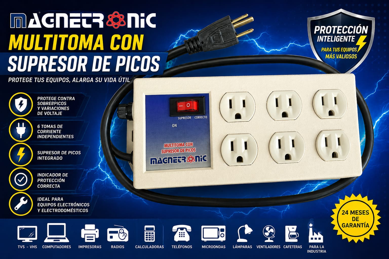 Equipo electrónico Magnetronic
